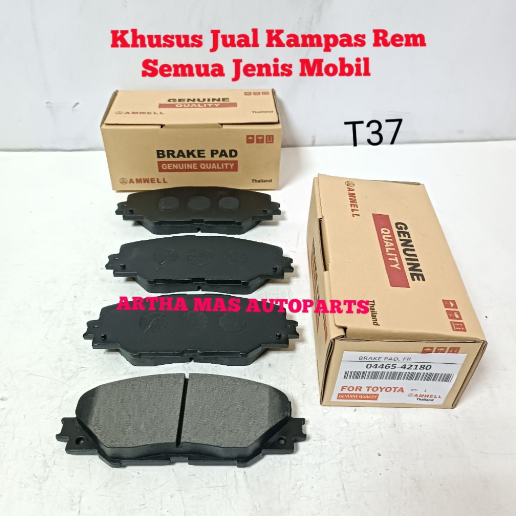 KAMPAS REM DEPAN RAV4 ACA31 TAHUN 2005-2009 BRAKE PAD RAV4