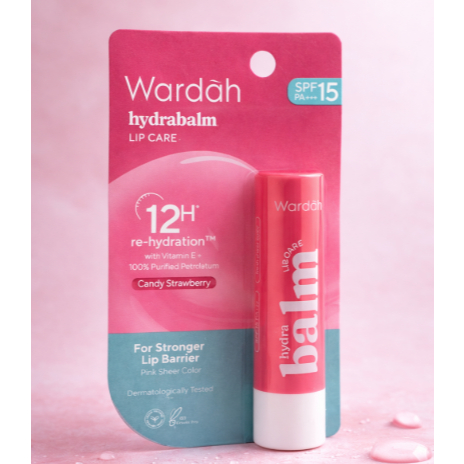 Wardah Hydrabalm Lip Care Strawberry SPF 15 / Lip Balm Wardah