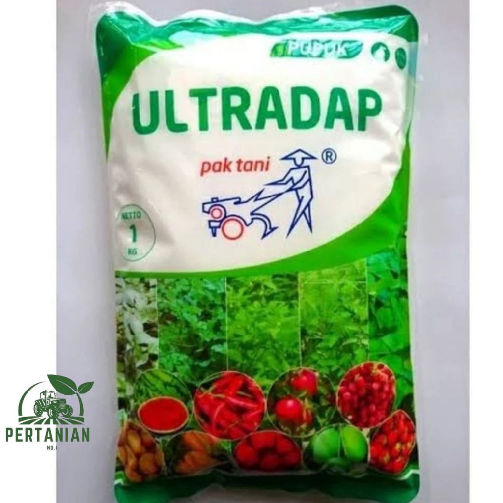 ULTRADAP 1Kg Pupuk MAP Kristal – Perangsang Akar & Bunga – Untuk Sayuran & Tanaman Buah