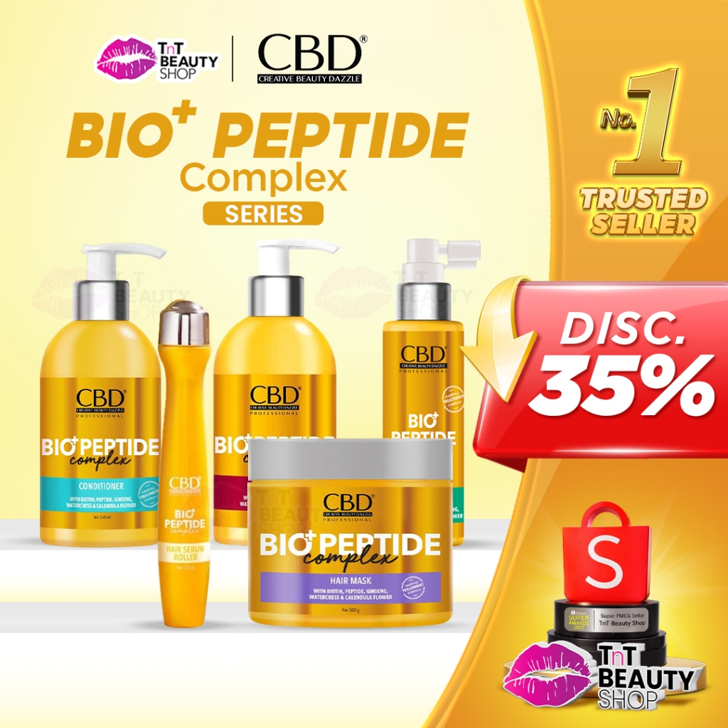 CBD Bio+Peptide Complex Series Shampoo Conditioner Hair Mask Hair Tonic  for Hair Fall Treatment | T