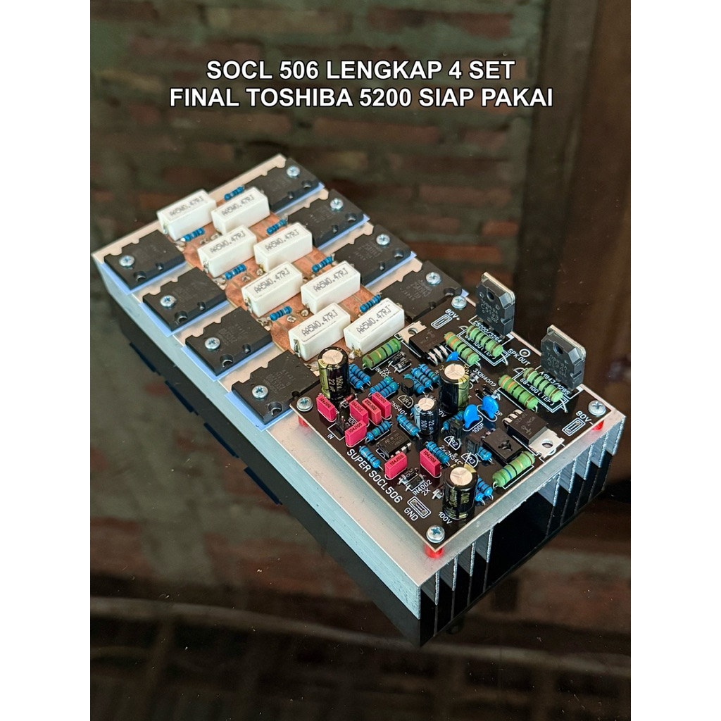 Socl 506 Lengkap Transistor Final Toshiba Siap Pakai