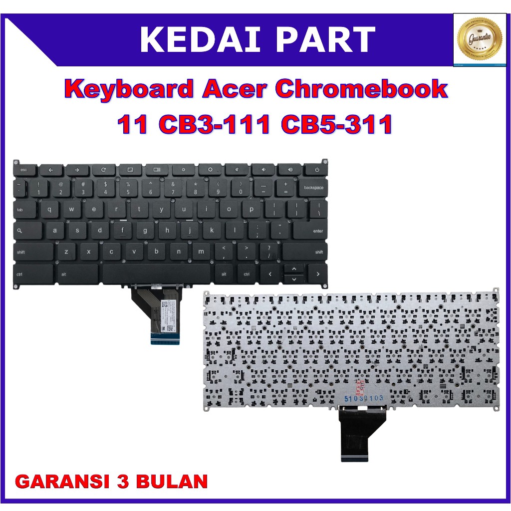 Keyboard Acer Chromebook 13 CB3-111 CB5-311 CB5-311P CB5-311P-T9AB CB5-311-T1UU CB5-311-T5BD CB5-311