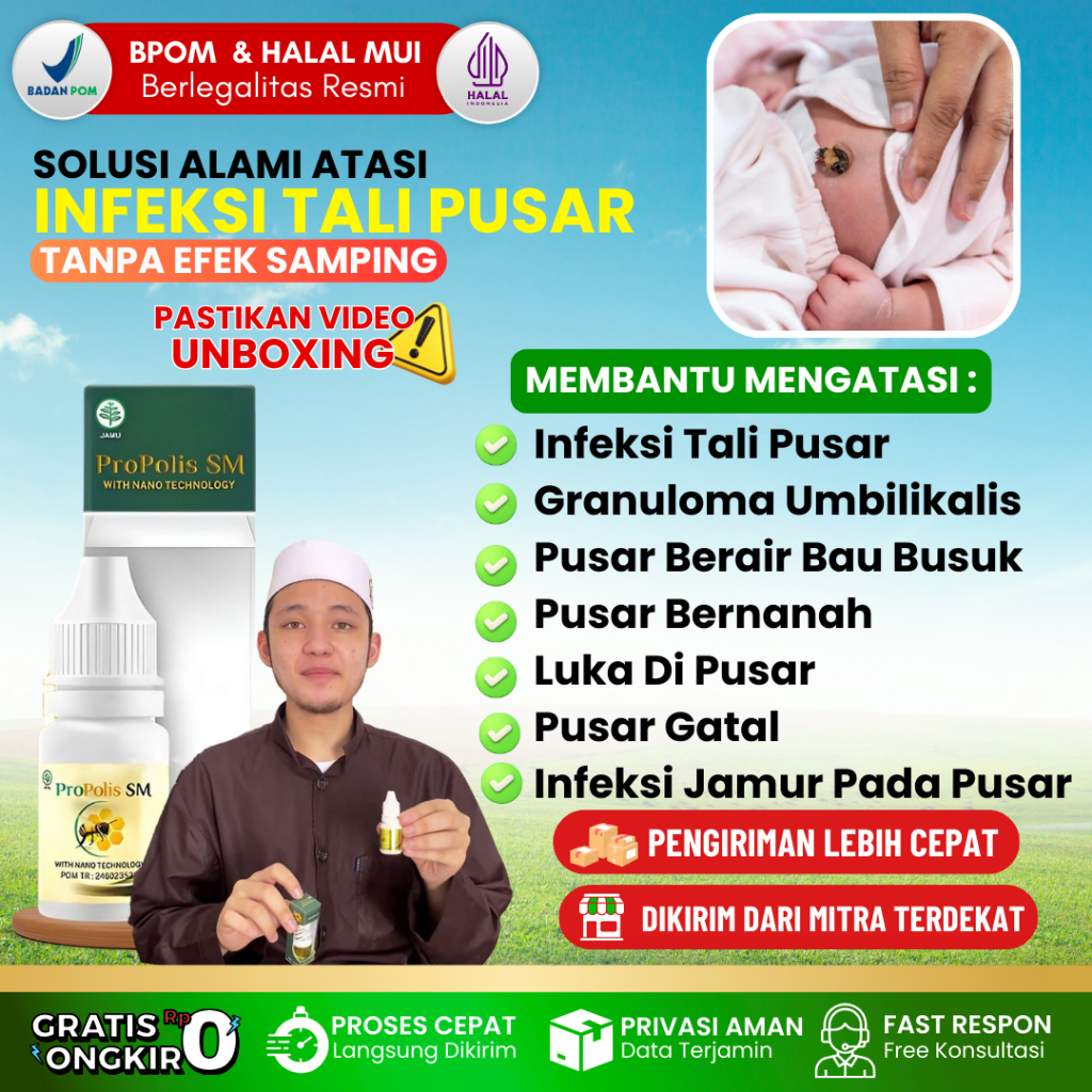 Obat Infeksi Tali Pusar, Obat Granuloma Umbilikalis, Obat Pusar Berair, Pusar Bernanah, Obat Infeksi