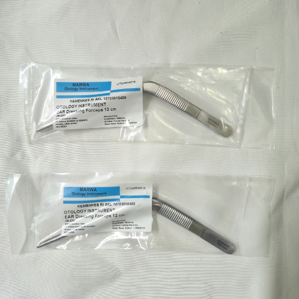 Pinset Telinga 12 cm Pinset Telinga Stainlesspinset Telinga Pinset Bengkok