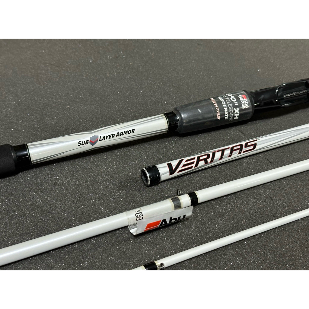 JORAN CUSTOM BAITCASTING ABU GARCIA VERITAS2 SAMBUNGAN TELESKOPIK MENJADI TRAVEL ROD 4 SAMBUNGAN