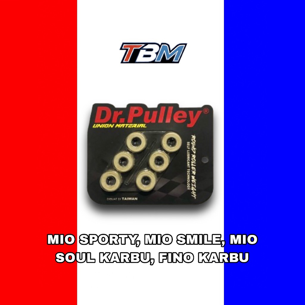 ROLLER - DR PULLEY ORIGINAL - MOTOR YAMAHA MIO SPORTY, MIO SMILE, SOUL KARBU, FINO KARBU