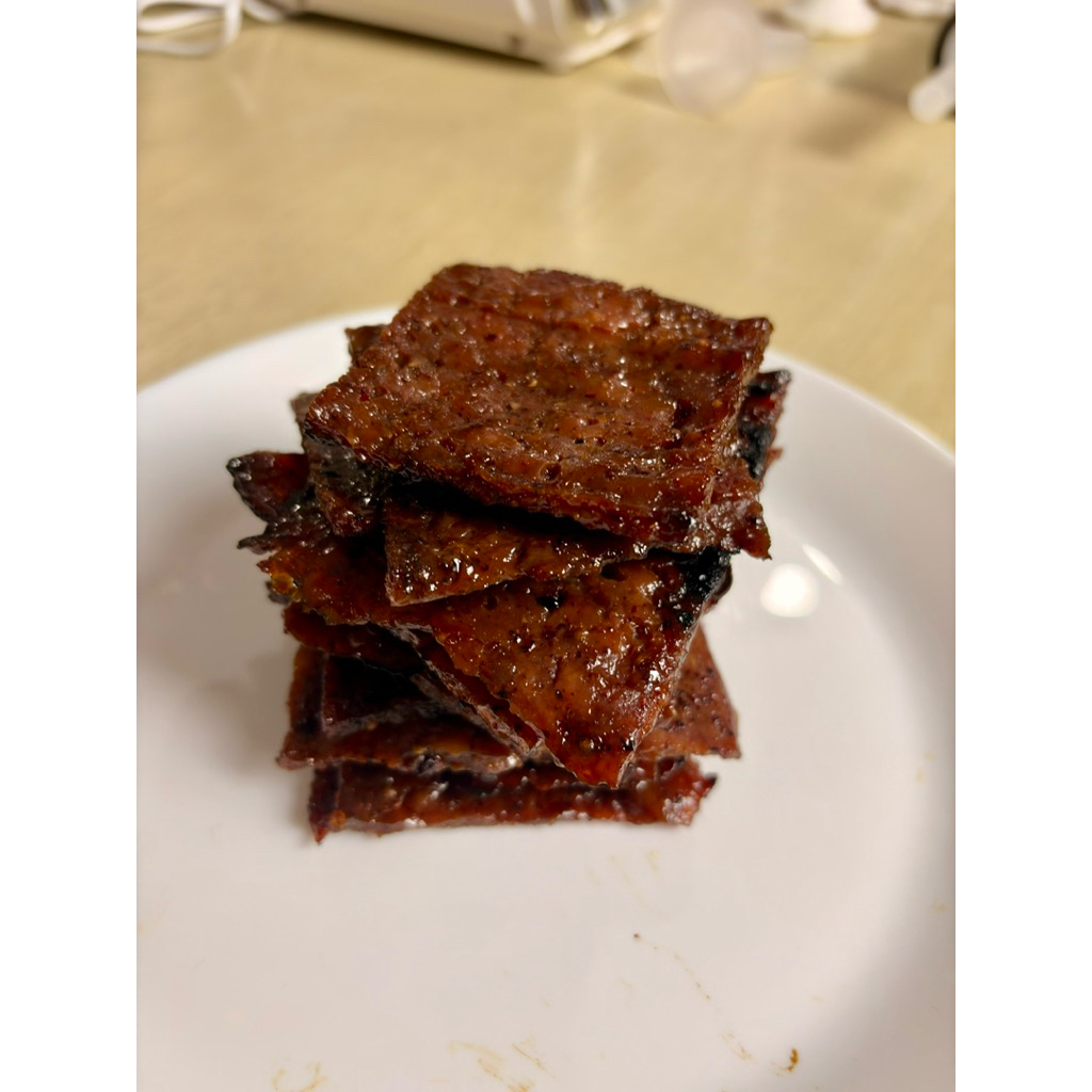 ( Premium ) Dendeng Ayam - Bak Kwa Ayam 100 gram - Dendeng Ayam Fumyy kotak - Dendeng ayam Kotak - D