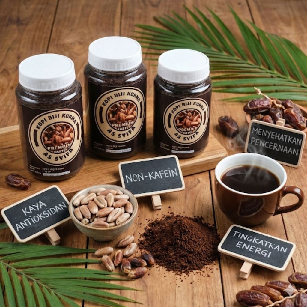 kopi biji kurma serbuk biji kurma 150Gr