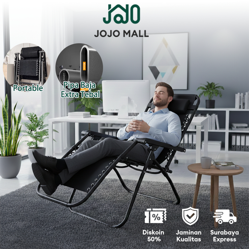 Kursi Lipat Santai Tempat Tidur Lipat Kursi Lipat Panjang Kasur Portable Kursi Lipat Tidur Santai