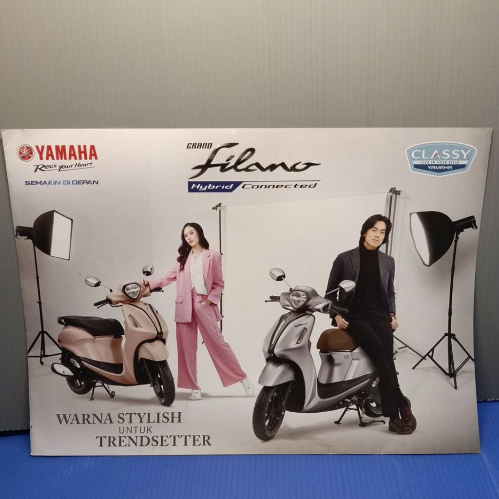 poster brosur leaflet katalog Yamaha filano