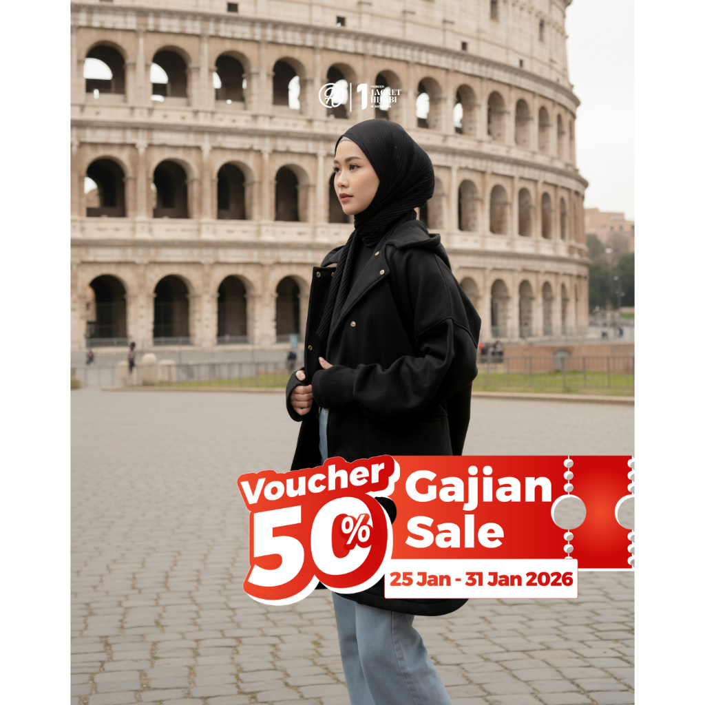 Hijacket Nayara Jaket Muslimah Syar'i Hangat & Elegan Jaket Fleece Premium