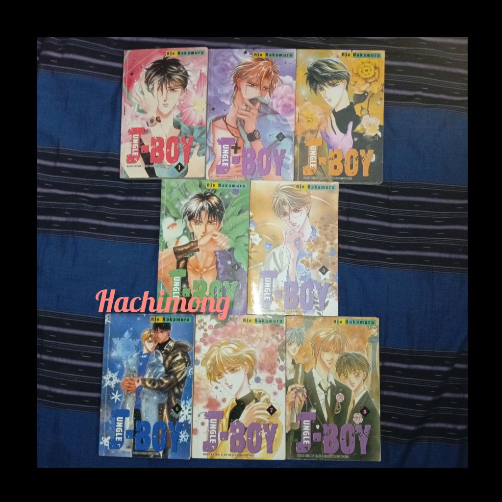 8 Buku Komik Serial Cantik JUNGLE BOY Rie Nakamura 1-8 Tamat