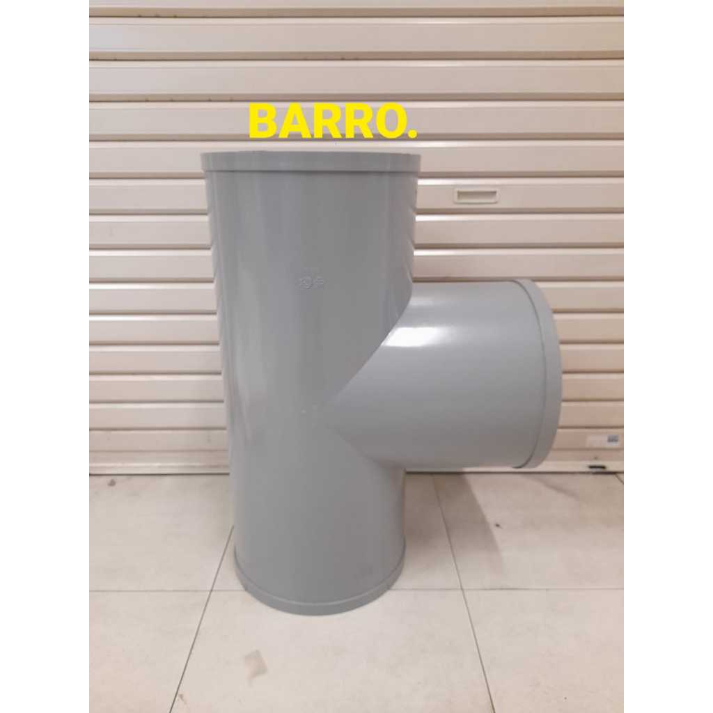 Tee PVC 10 " Inch DN250 Tipe AW