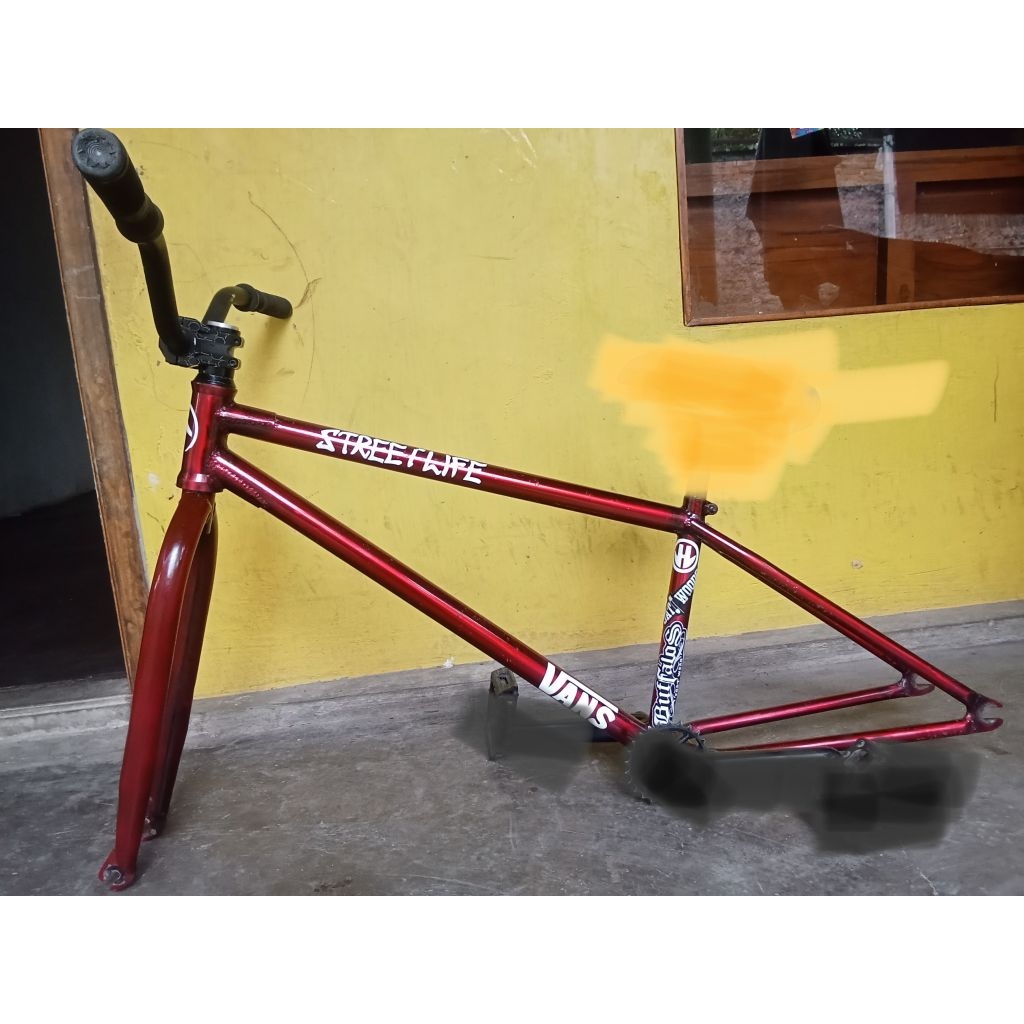 frame set MTB DJ plus wheelset tanpa hub