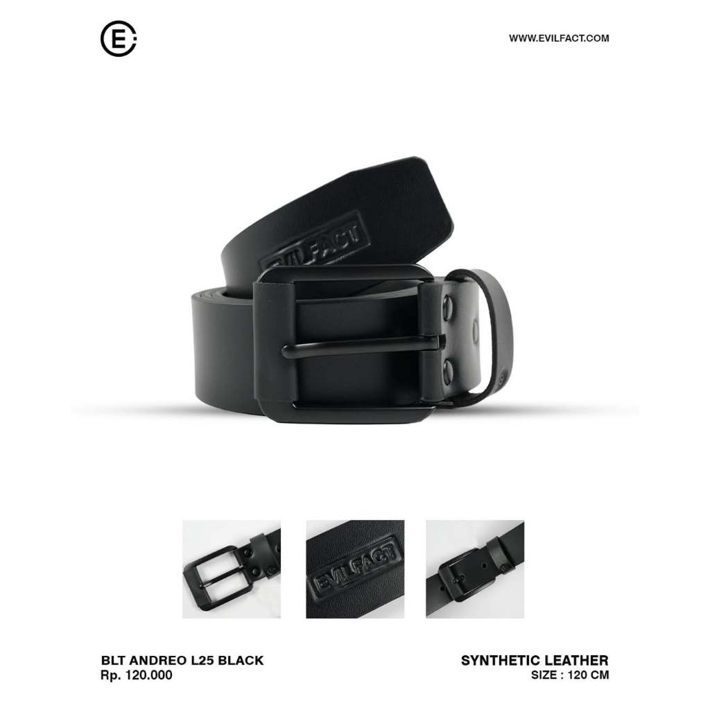 EVIL ARMY BELT - BLT ANDREO L25 BLACK