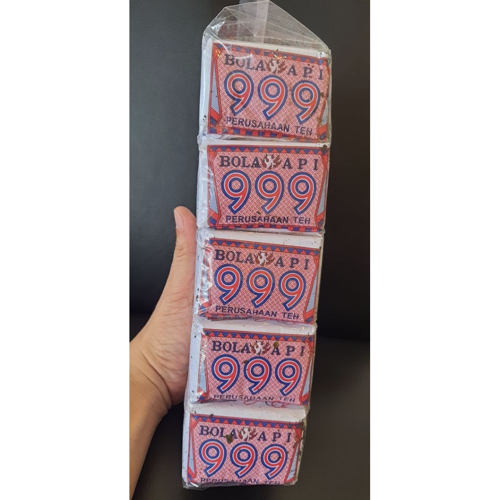 Teh 999 putih bola api 45 gram 1 slop isi 10 pcs