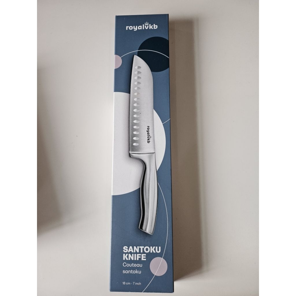 Royal VKB RoyalVKB Collection 18 cm Stainless Steel Santoku Knife / Pisau Dapur
