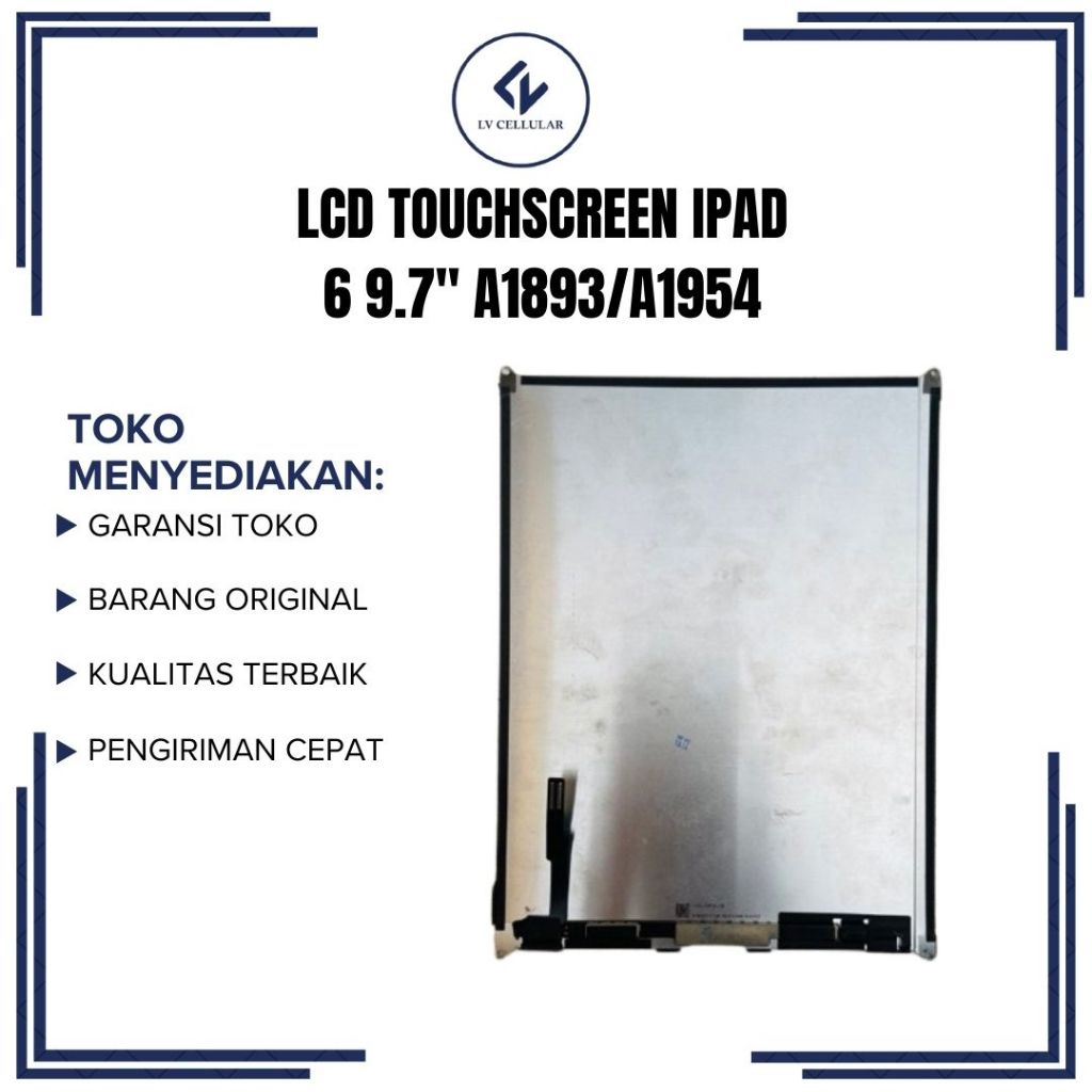 LCD TOUCHSCREEN IPAD 6 9.7" 2018 A1893/A1954