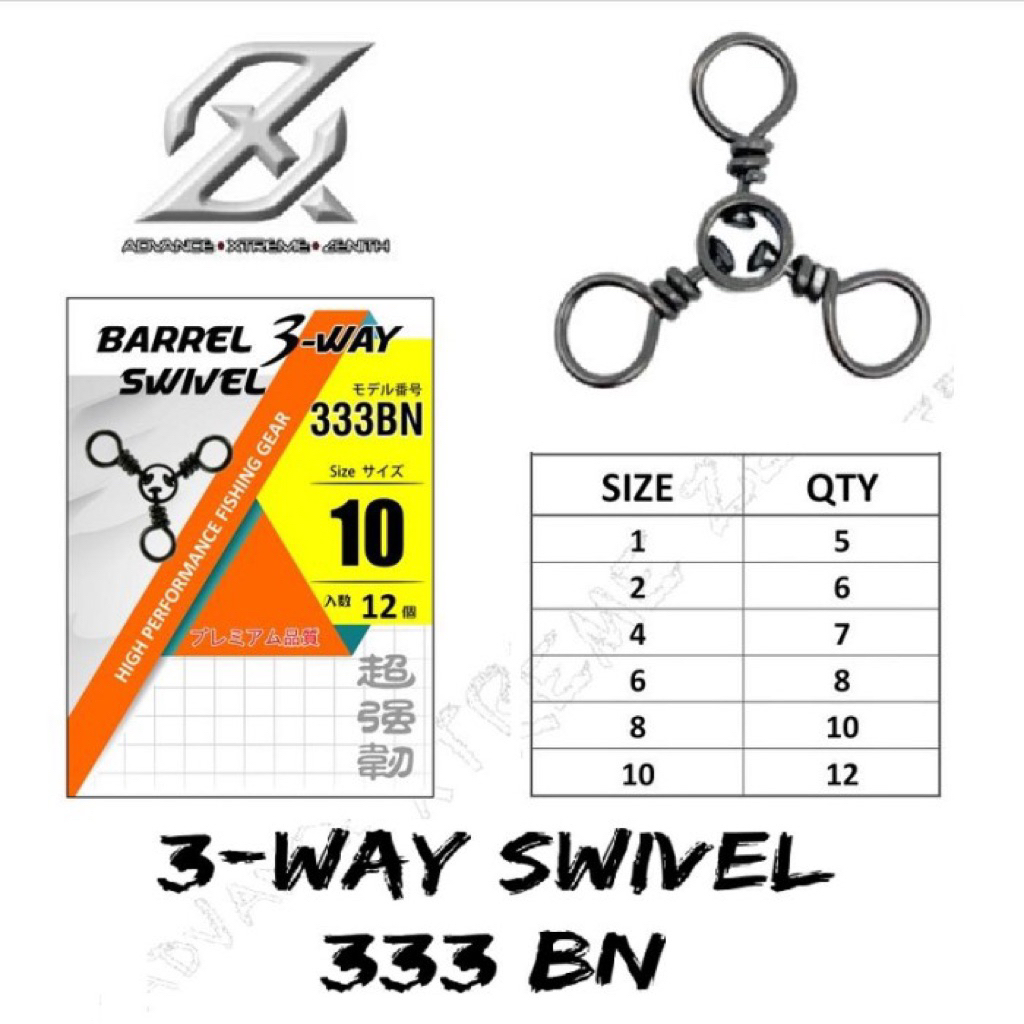 BARREL 3-WAY SWIVEL AXZ