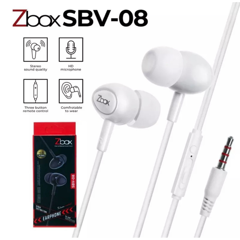 (ZBOX)HEADSET ZBOX SBV-08 | ORIGINAL | TERLARIS