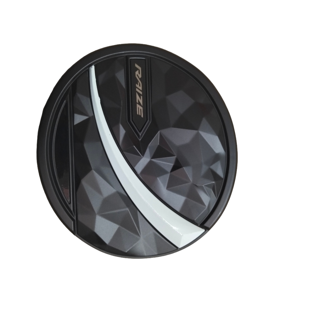 Tank Cover Mobil Raize Hitam Lis Putiih