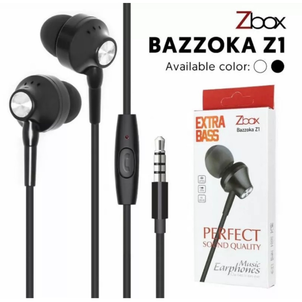 (ZBOX)HEADSET ZBOX BAZZOKA Z1 SUPERBASS | ORIGINAL | TERLARIS