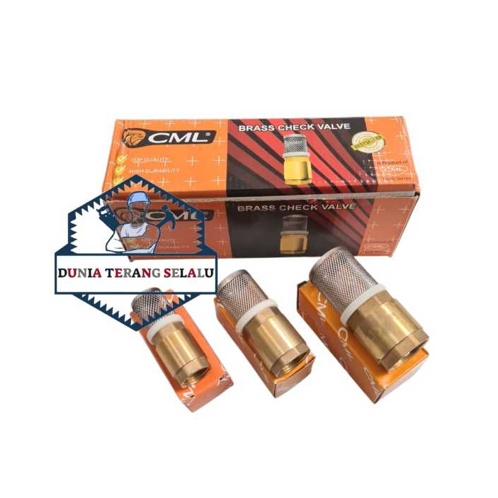 1 PCS Foot Klep Kuningan CAMEL 1/2 in 3/4 in 1 in - Cek Valve Foot Valve Tusen Klep Footklep Saringa
