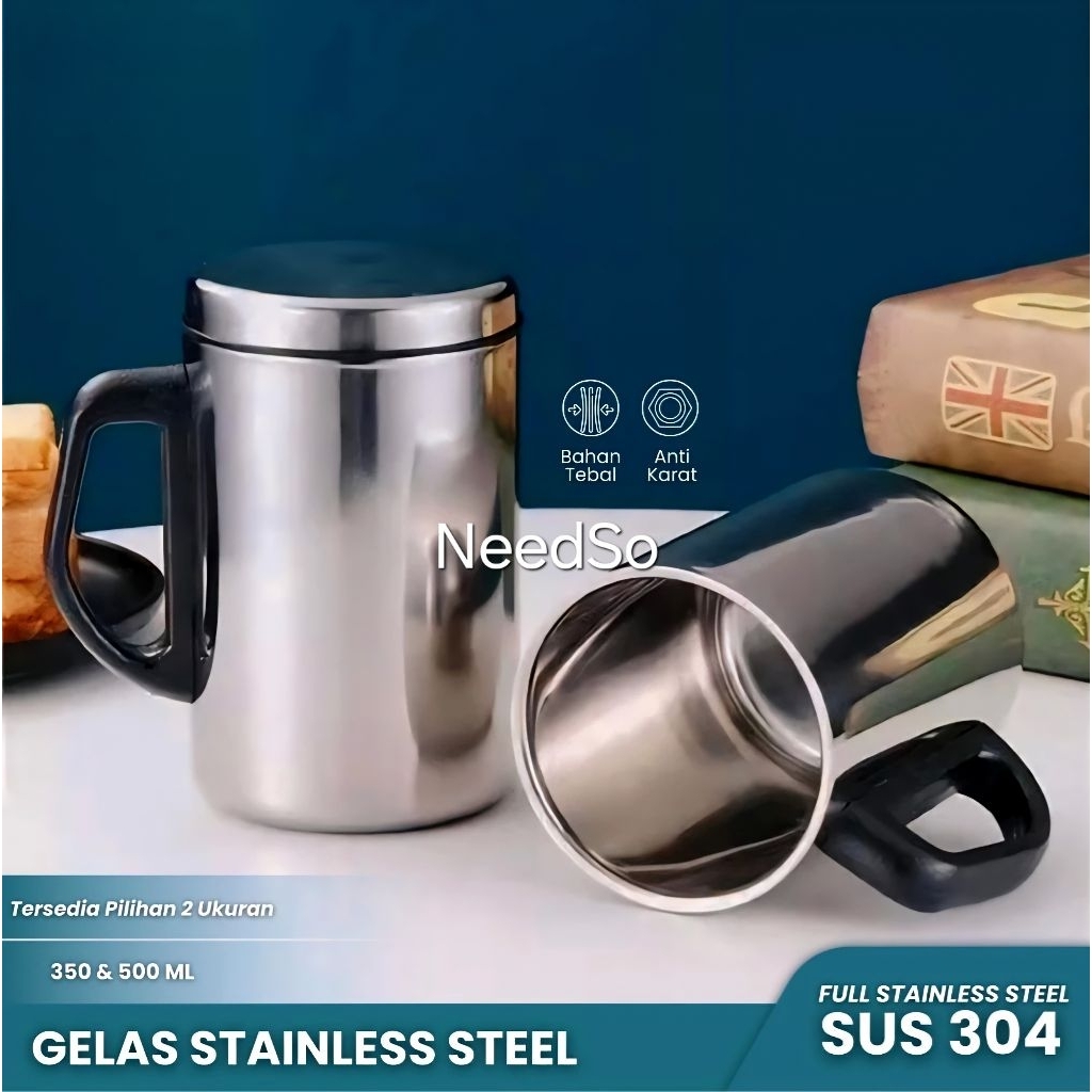 Termos Mug Stainless Mug Vacum Mug Termos Mug Kopi Mug Tahan Panas