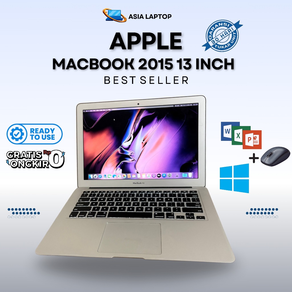 Macbook Air 2015 Core i5 8GB 128GB 256GB 11Inch & 13Inch Original