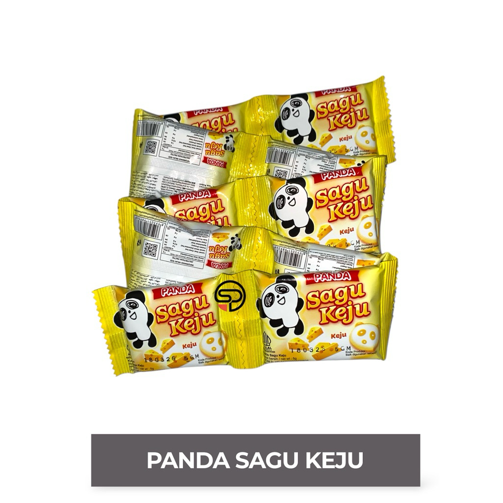 Happy Time Panda Sagu Keju - 10 pcs x 8 gr