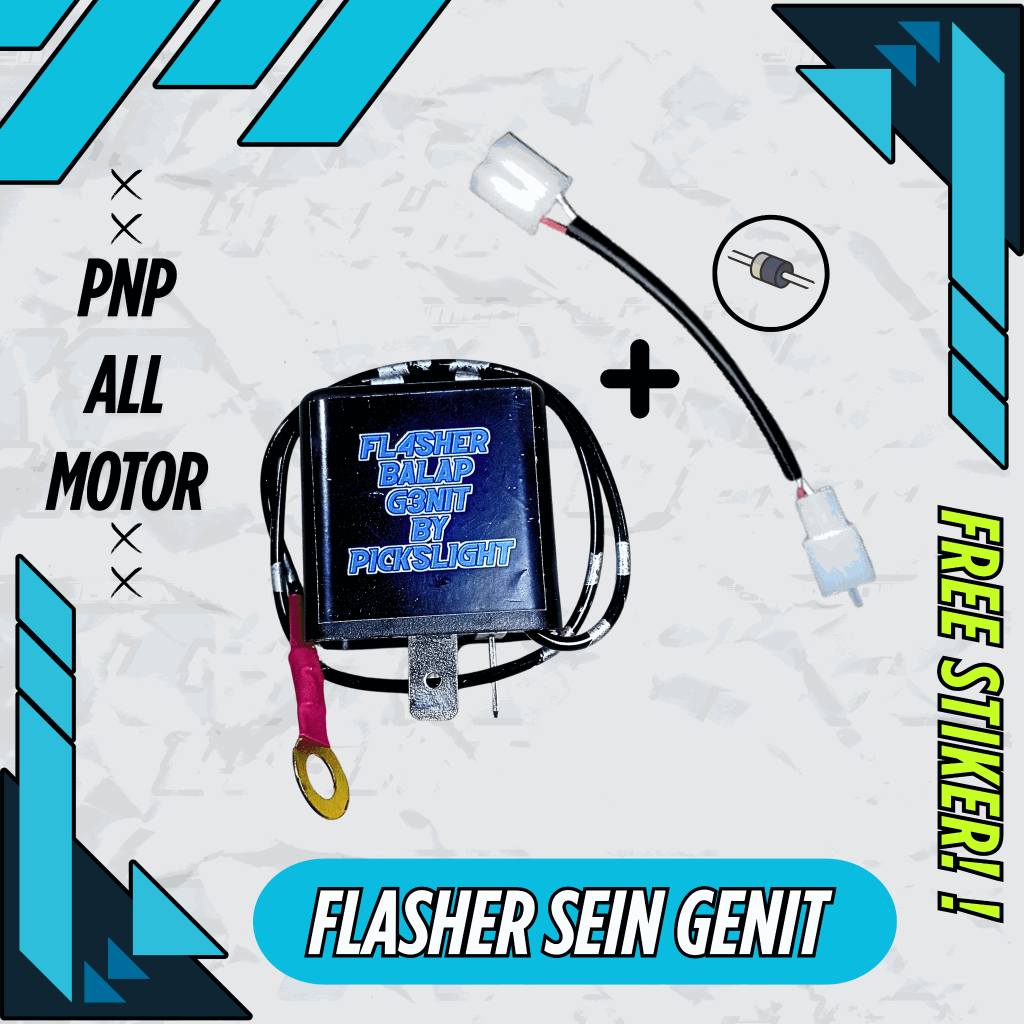 Flasher sein pengatur kedipan, flasher genit kedip 3x strobo
