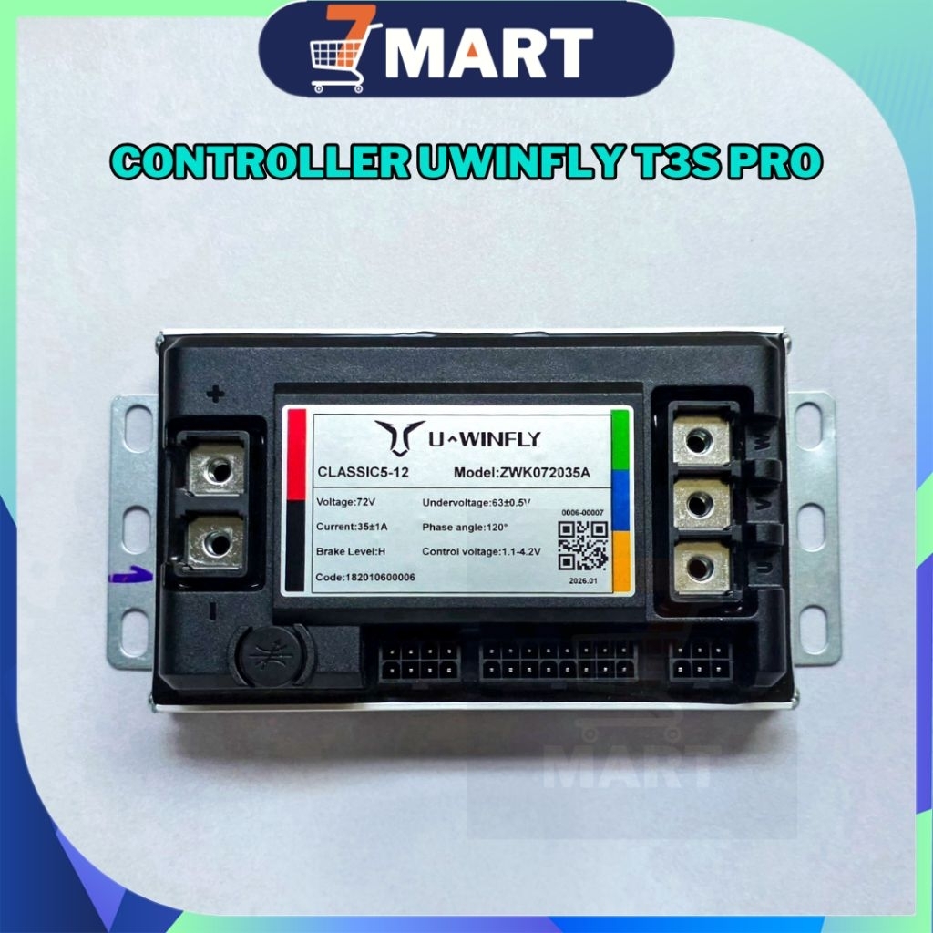 ORIGINAL Controller Sepeda Motor Listrik Uwinfly T3S Pro Model ZWK072035A