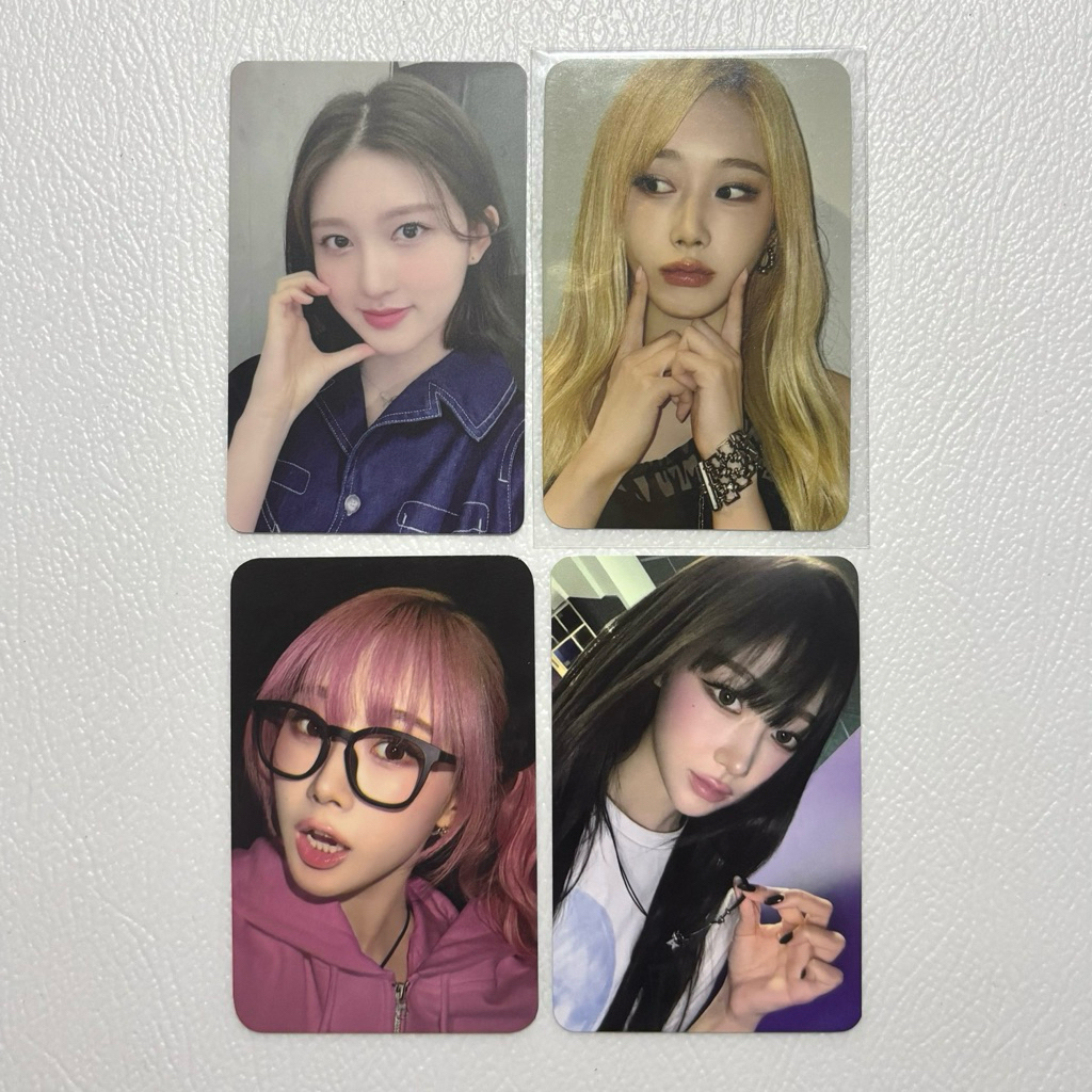 PHOTOCARD AESPA IVE GISELLE GAEUL MD POP UP WEEK PARALLEL LINE TOUR HOODIE FANSIGN WHIPLASH RICH MAN