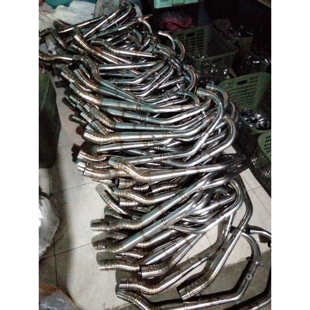 leher only CB/GL/MP/Tiger TLR factory muffler