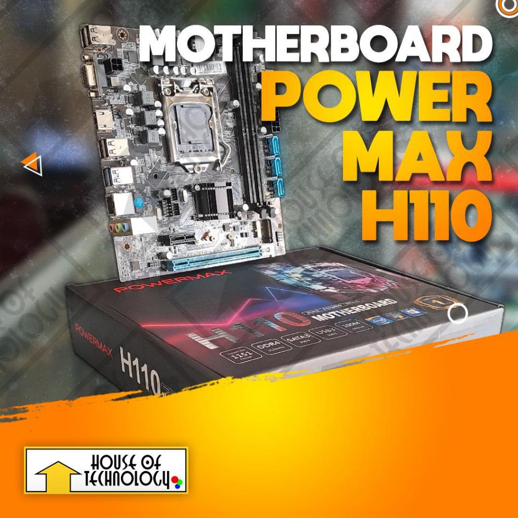 MOTHERBOARD POWERMAX H110 LGA1151 NVME DDR4