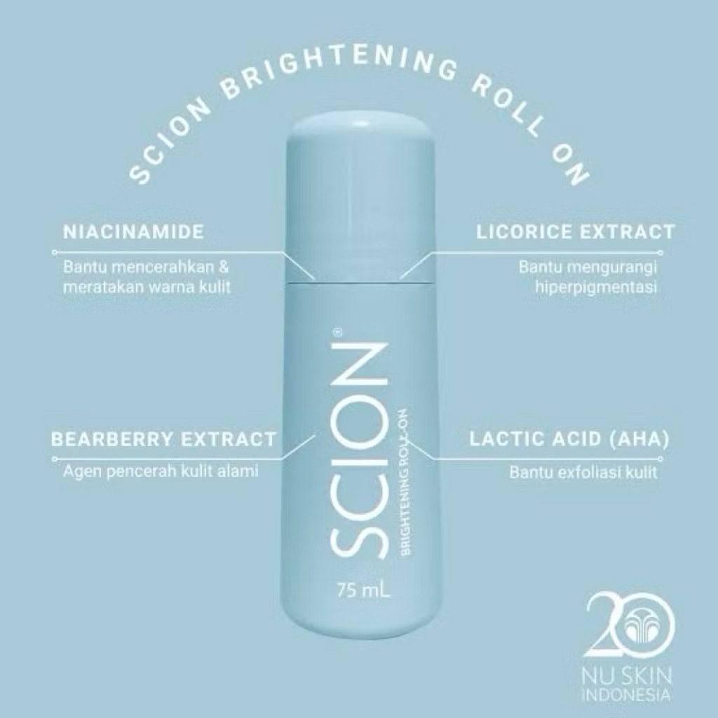 Nu Skin scion Brightening Roll On 75ml (New Packingan)
