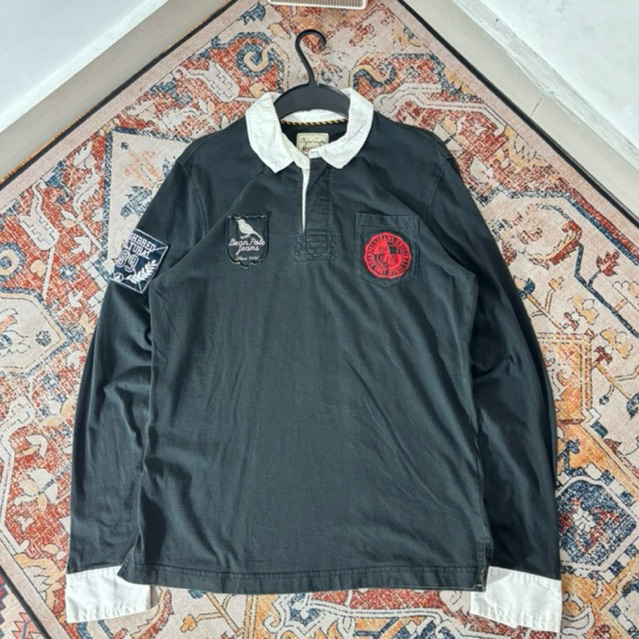 POLO RUGBY BEAN POLE HITAM