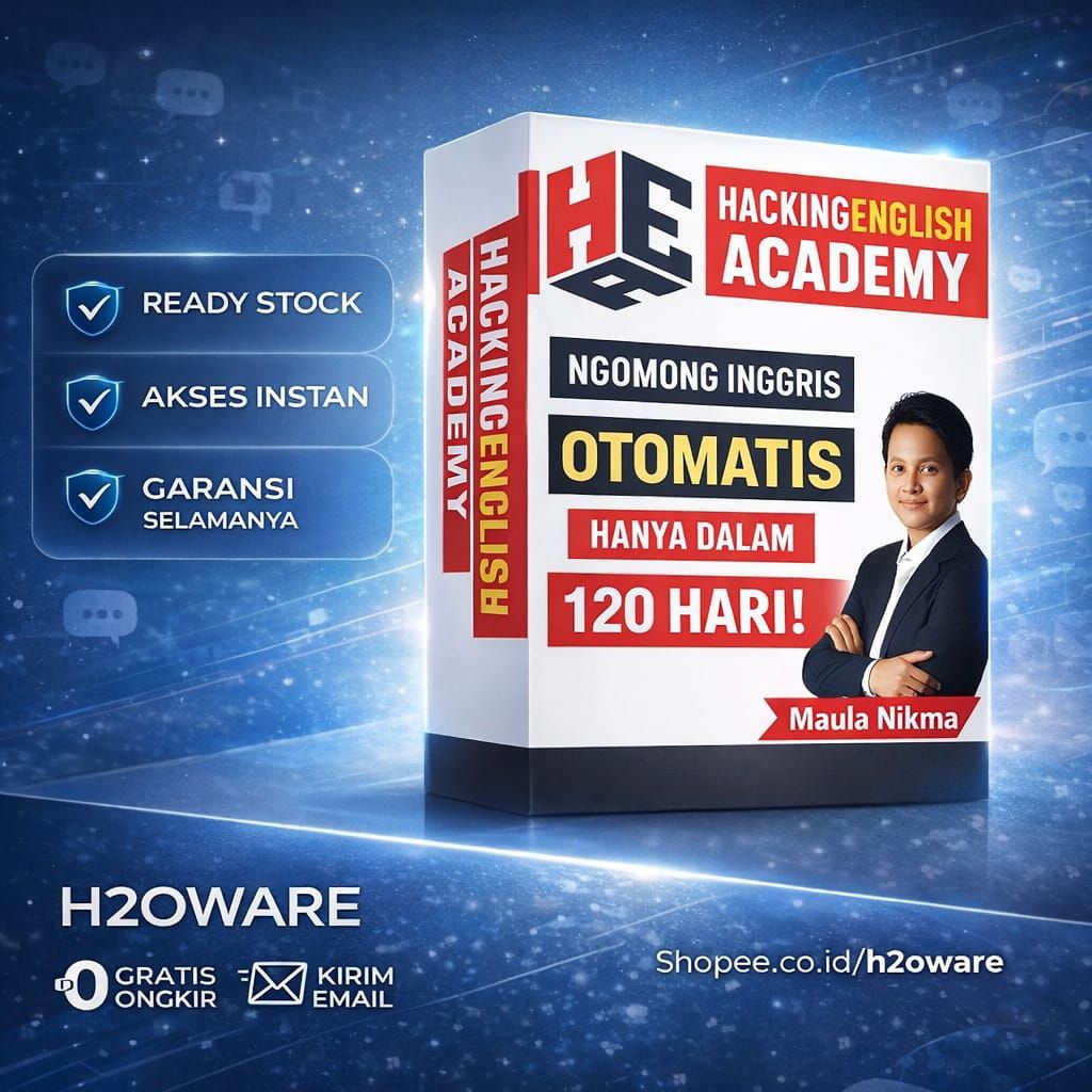 Termurah Hacking English Academy | Jago Bahasa Inggris Dalam 120 Hari