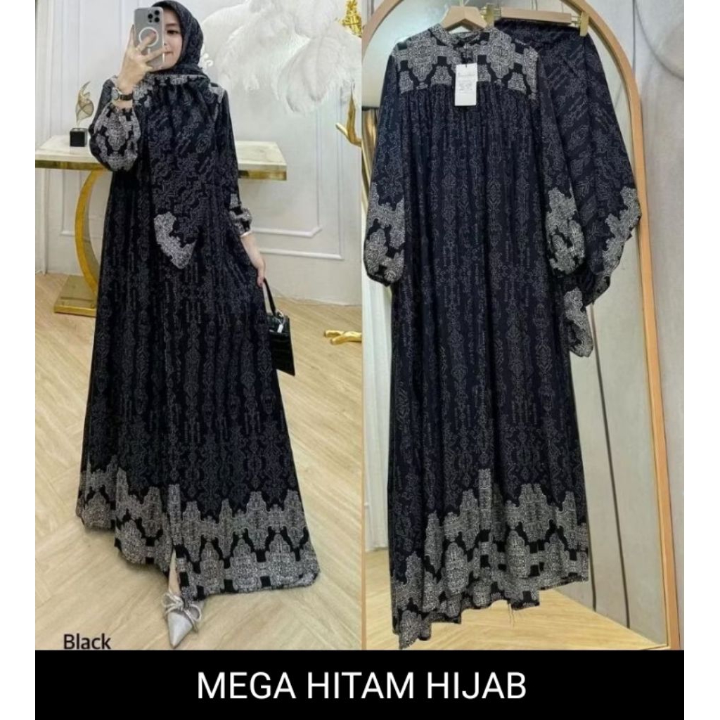 Gamis Set Hijab Rayon Diamond