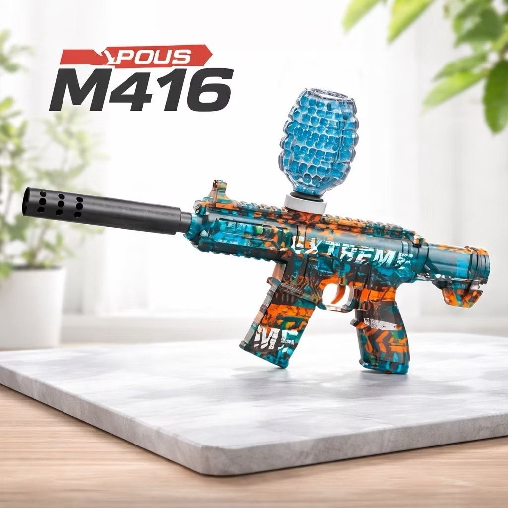 Mainan Anak Tembak-Tembakan MP416 & AK-47 Water Gel