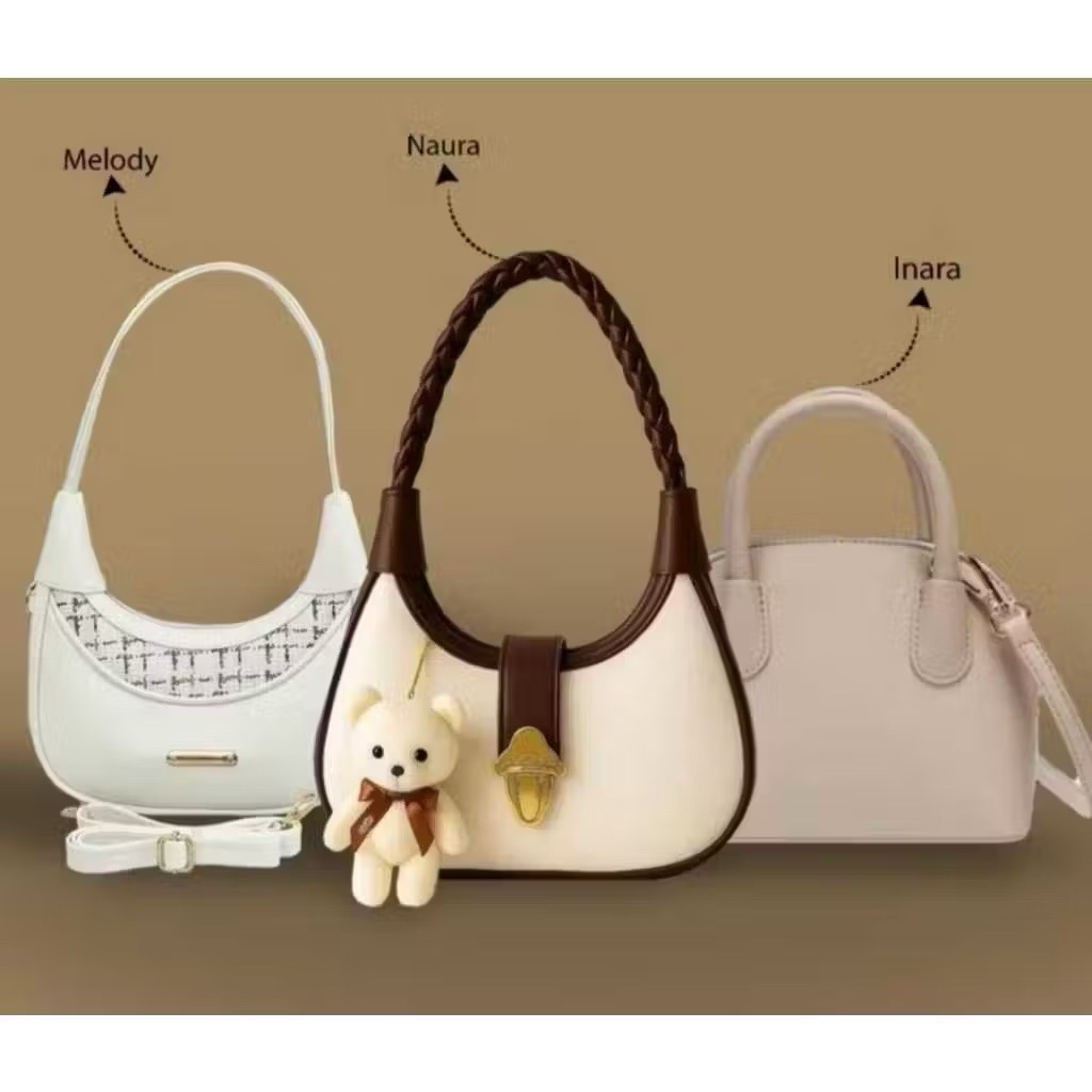 PAKET BUNDLING 100rb dapat 3 tas salempang wanita kekinian + gantungan