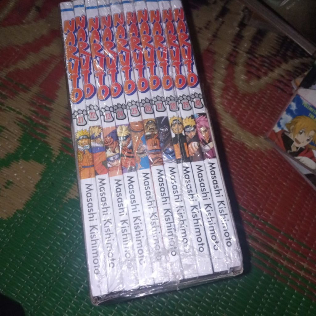 NARUTO 1-10, Bokset segel
