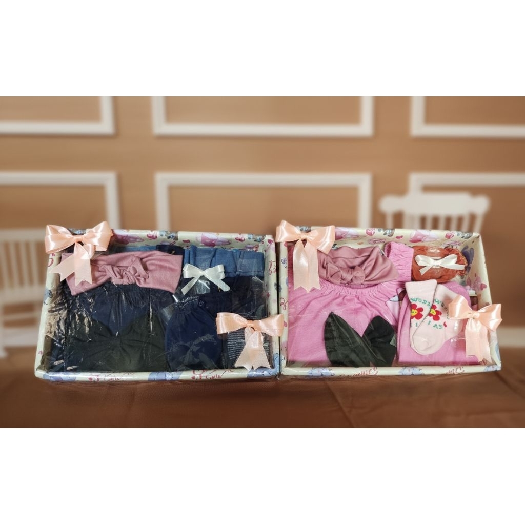 Kado Bayi Perempuan One Set | Free Tas | Free Kartu Ucapan
