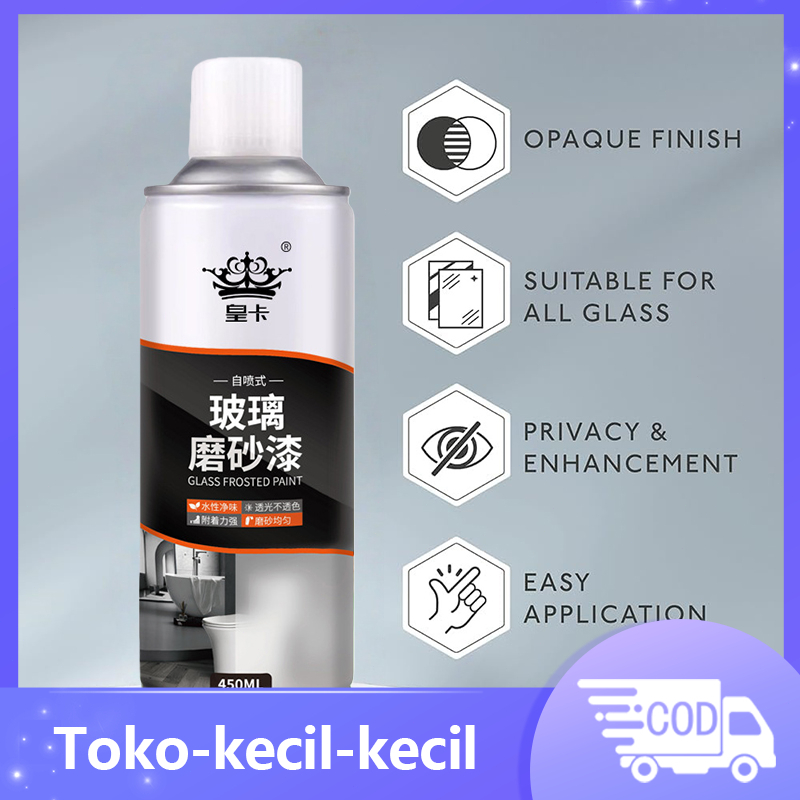 Semprotan Masker Kamar Mandi Matte /Cat Kaca Frosted Transparan /Pemadaman Privasi