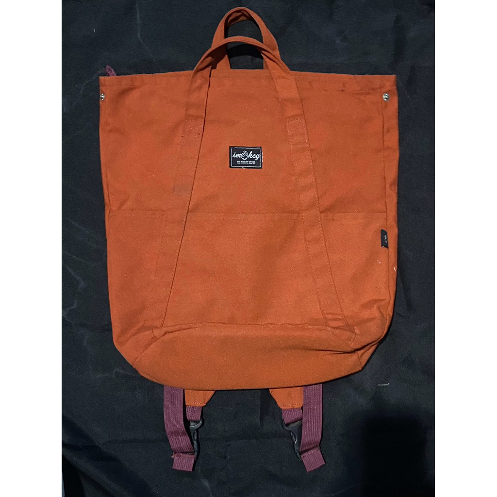 Imokey Tote Backpack Terracotta