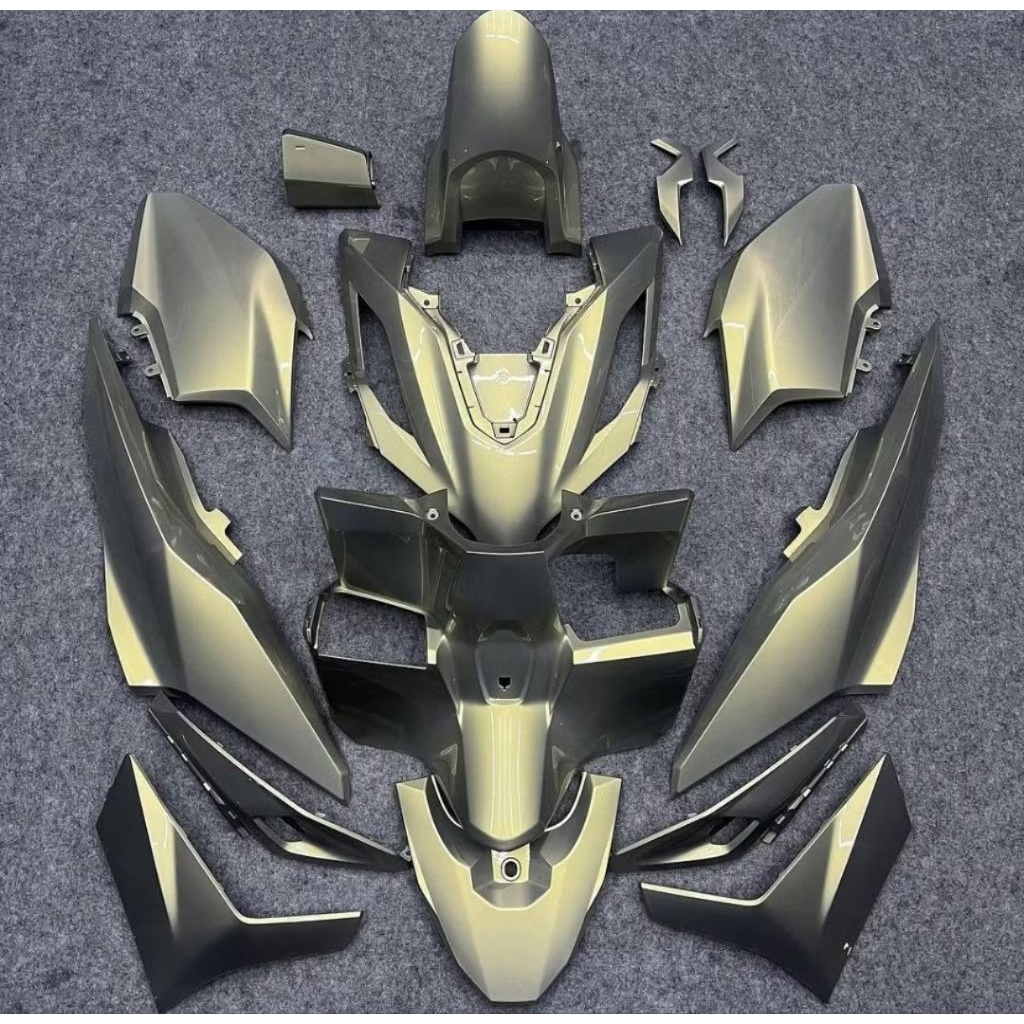 CAT PU NARDO GREY+LEMBAYUNG GOLD PU