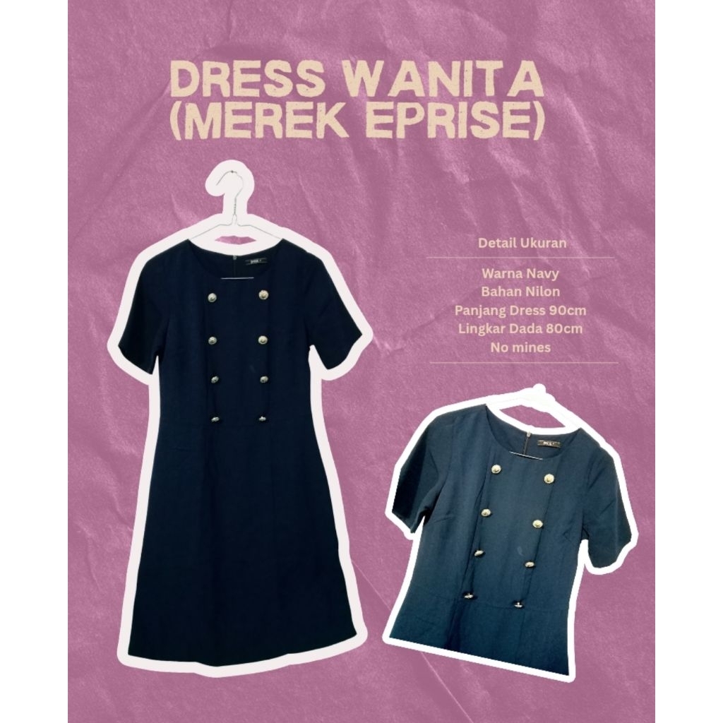 Dress Wanita Merek Eprise|Preloved Makassar