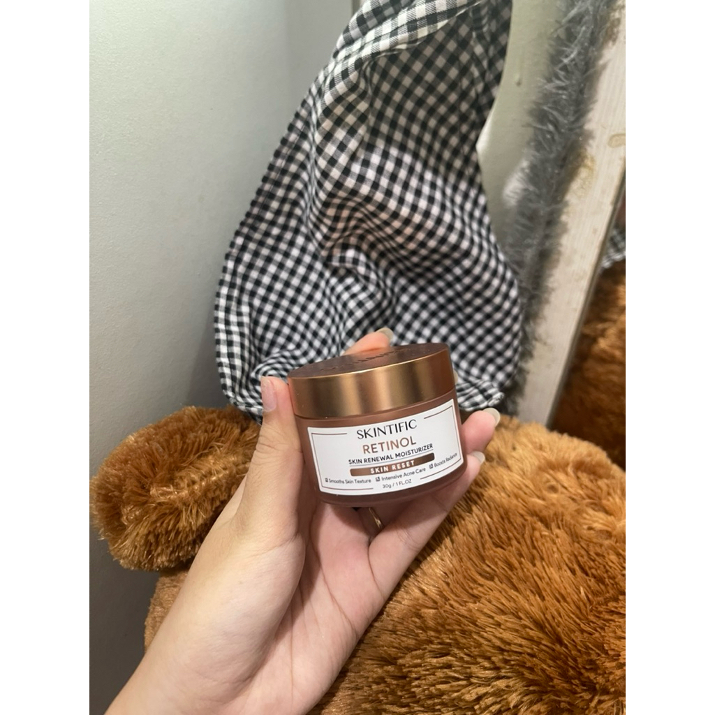 30g Skintific Retinol Cream - Teknologi Time-Released, Aman untuk Semua Jenis Kulit