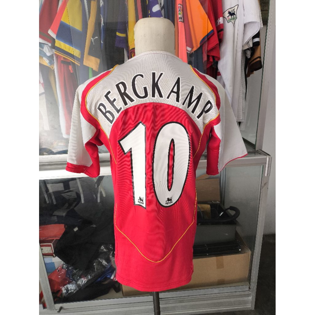 arsenal home 2004 bergkamp original