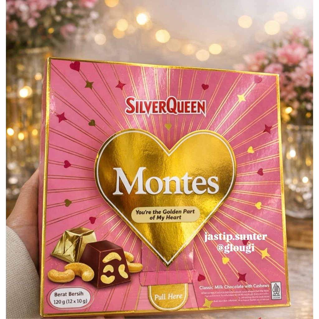 SILVERQUEEN LOVE SILVERQUEEN MONTES SPECIAL VALENTINE COKLAT VALENTINE